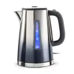 Russell Hobbs Eclipse Electric Kettle Polished, 1.7L Capacity 3000W, Rapid Boil, Perfect Pour Spout, Quiet Boil, Stainless Steel Electric Kettle for Home, and Office Use -25111 (Midnight Blue)