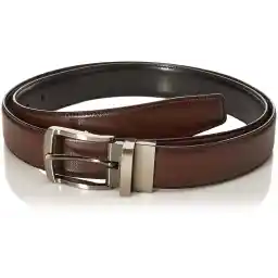 Perry Ellis mens Burnished Edge Belt Burnished Edge Belt