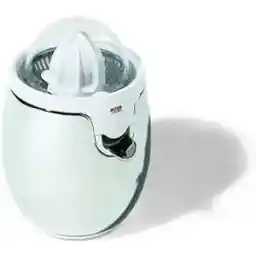 Alessi SG63 W Elektrische citroenpers, roestvrij staal, wit, 1 x 29 x 10 cm, eenheden, 1,0