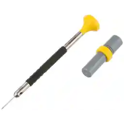 Bergeon 55-682 6899-AT-080 Stainless Steel Ergonomic 0.80mm Screwdriver with Spare Blades Watch Repair Kit