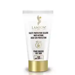 ضد آفتاب فلوئیدی بژ طبیعی فاقد چربی | لانسون