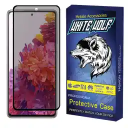 محافظ صفحه نمایش حریم شخصی وایت ولف مدل WGP3 مناسب برای گوشی موبایل سامسونگ Galaxy S20 FE 2022