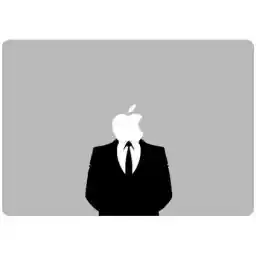 برچسب تزئینی ونسونی مدل Apple Anonymous مناسب برای مک بوک ایر 13 اینچی