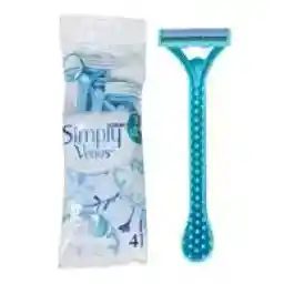 تیغ اصلاح دو تیغه دو عددی با لایه آلوئه ورا رنگ آبی | ژیلت