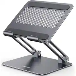 UGREEN iPad Stand Metal Ultra Stable Foldable Tablet Holder Stand Angle Adjustable Tablet Mount for Desk Compatible with iPhone 17 Pro Max All 4.7-12.9'' Tabs iPad Pro/Air/Mini Galaxy Tab Grey