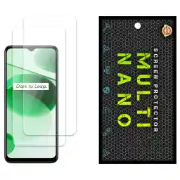 محافظ صفحه نمایش مولتی نانو مدل X-S2N مناسب برای گوشی موبایل ریلمی C35 بسته دو عددی