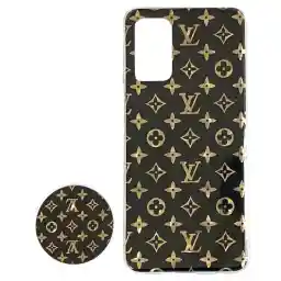 کاور لویی ویتون مدل 23 مناسب برای گوشی موبایل سامسونگ Galaxy A42 به همراه پایه نگهدارنده