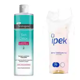 پک 2 عددی پد آرایش پاک کن 70 عددی ایپک و میسلار واتر مدل Skin Detox | نوتروژینا پک 2 عددی پد آرایش پاک کن 70 عددی ایپک و میسلار واتر مدل Skin Detox | نوتروژینا