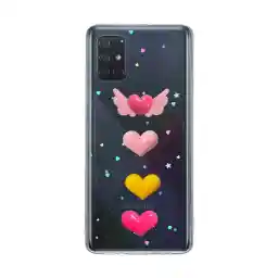 کاور دکین مدل Fanzy طرح بال فرشته مناسب برای گوشی موبایل سامسونگ Galaxy A71