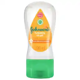 Johnson's Baby Fresh Blossom Hydrating Oil Gel (1x 200ml), Gentle and Nourishing Baby Care Product for Soft, Smooth Skin with a Delicate Fragrance