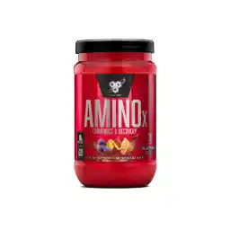 BSN AMINOx® Amino Energy Powder for Endurance and Recovery, Effervesent Instantized Amino Acids, Dietary Supplement - Fruit Punch, 435 Grams, 30 Servings