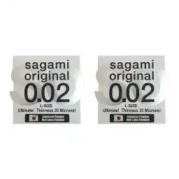 کاندوم مدل Polyurethane سایز لارج بسته 2 عددی | ساگامی