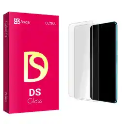محافظ صفحه نمایش شیشه ای آسدا مدل DS Glass MIX2 مناسب برای گوشی موبایل سامسونگ Galaxy S21 FE بسته دو عددی
