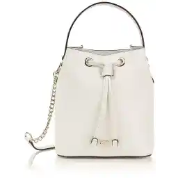 DKNY Bryant Drawstring Bucket Bag, White/Gold, White/Gold, R22JLS39, R22jls39-whg-M