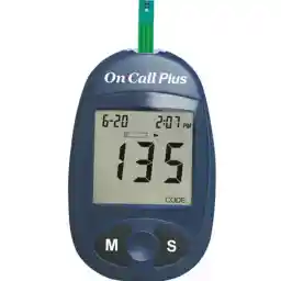 تست قندخون ایکان On Call Plus G113-111 به همراه یک بسته نوار تست On Call Plus G133-115