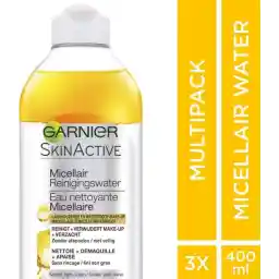 آب پاک کننده Micellar SkinActive Garnier - 3 x 400 میلی لیتر - بسته ارزشی