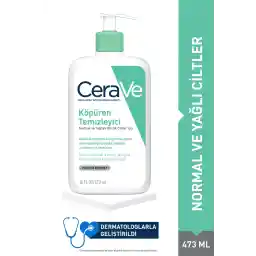 CeraVe Normal ve Yağlı Ciltler için Seramid & Niasinamid & Hyalüronik Asit İçeren Köpüren Temizleyici 473ml