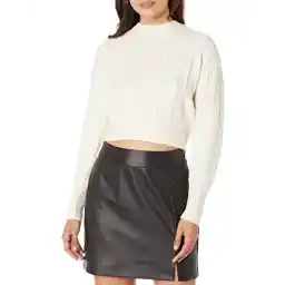 ژاکت کابلی Cropped Waylon زنانه The Drop