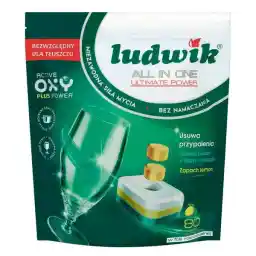 قرص ماشین ظرفشویی لودویک مدل All In One بسته 80 عددی