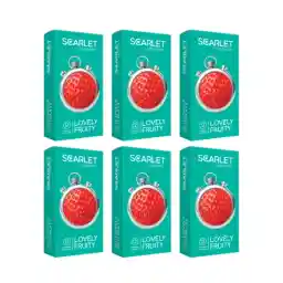 کاندوم اسکارلت مدل LOVELY FRUITY مجموعه 6 عددی