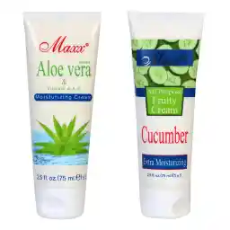 کرم مرطوب کننده خیار مینو مدل مکس حجم 75میلی لیتر به همراه کرم مرطوب کننده آلوورا مینو مدل مکس حجم 75 میلی لیتر