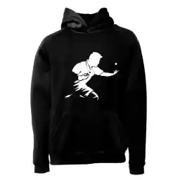 هودی ورزشی پینگ پنگ فشن لاین PngPng 46 | مشکی/سفید