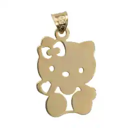 آویز گردنبند طلا 18 عیار زنانه رزا مدل N092