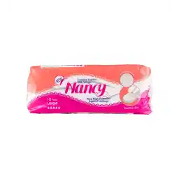 نوار بهداشتی بالدار با لایه نانوون سایز بزرگ مناسب پوست حساس 10عددی | نانسی