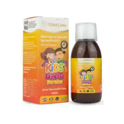 شربت سرفه کودکان Zühre Ana Kids - شربت حاوی اکیناسه و زنجبیل 150 میلی لیتر