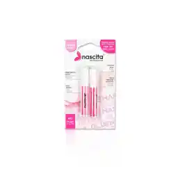 چسب ناخن کاذب صورتی ناسیتا