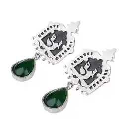 گوشواره مینو طرح خروس مدل MNO137008