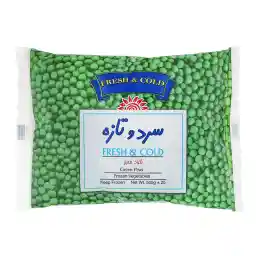 نخود سبز منجمد سرد و تازه مقدار 400 گرم