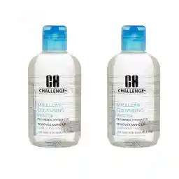 محلول پاک کننده آرایش چلنج مدل میسلار آبرسان حجم 250 میلی لیتر مجموعه 2 عددی