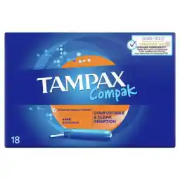 تامپون تامپکس مدل compak plus بسته 18 عددی