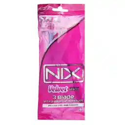 خودتراش زنانه نیکس مدل Velvet ARC بسته 4 عددی