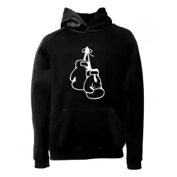 هودی ورزشی بوکس فشن لاین BOX 07 | مشکی/سفید