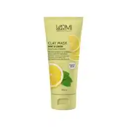 ماسک صورت خاک رسی وارمی مدل نعناع و لیمو حجم 150 میلی لیتر