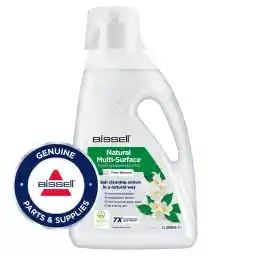 BISSELL Natuurlijke Multi-Surface Schoonmaakmiddel, Geconcentreerde vloerreiniger voor CrossWave, SpinWave, SpinWave Robot en HydroWave, Bloemengeur, Veilig voor huisdieren, 2 liter, 30961
