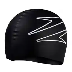 کلاه شنا سیلیکونی اسپیدو HMK SLOGAN PRINT 8-0838514631 | مشکی/سفید