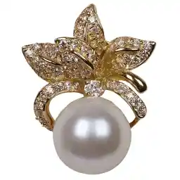 آویز گردنبند طلا 18 عیار نفیس گلد مدل لورنس زرد