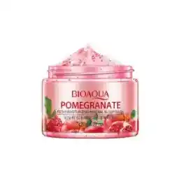ماسک شب مرطوب کننده و آبرسان بیوآکوا حاوی عصاره انار وزن 120 گرم