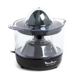 آبمیوه گیری مولینکس PC1208 Ultra Compact Electric حجم 450 میلی لیتر آب پرتقال و آب میوه گیری مرکبات با 2 جهت چرخش روشن و خاموش اتوماتیک 25 وات مشکی