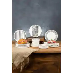 ست صبحانه 14 تکه سیو ناجی Sio Savior 14 تکه برای 6 نفر - بشقاب ست ارائه صبحانه لوکس