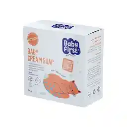 Romige babyzeep geschikt voor het gezicht en lichaam van Baby First