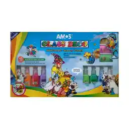 آبرنگ برجسته 13 رنگ آموس مدل GD22P13WM