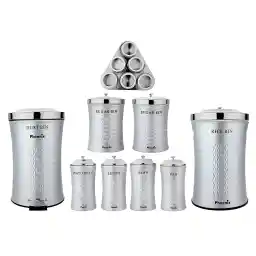 سرویس آشپزخانه 15 پارچه تمام استیل فونیکس مدل DIAMOND