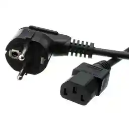 کابل برق سه پین منبع تغذیه کامپیوتر انزو مدل 15973 طول 1.5 متر