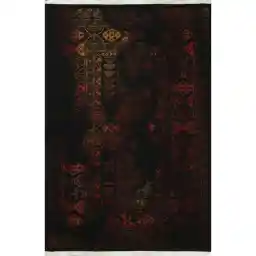 فرش ماشینی هیوا طرح بلوچ کد 4-203