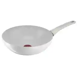 تابه سرآشپز طبیعی تفال C4511953 28 سانتی متر نتایج ترد، پوشش سرامیکی ایمن، 100% آلومینیوم بازیافتی، نشانگر حرارت، پخت سالم، ساخت فرانسه، همچنین برای القایی