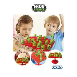 OKFİS Frog Balance بازی تعاملی والدین با کودک بازی آموزشی جعبه اسباب بازی FROG BALANCE GAME